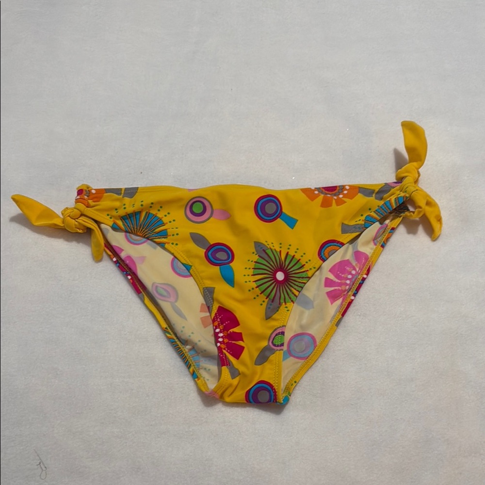 Apollo Swim Yellow Floral Bikini Bottom